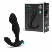 Черный утяжеленный анальный стимулятор Rocker Plug - 12 см. - b-Vibe - в Новомосковске купить с доставкой