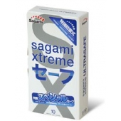 Презервативы Sagami Xtreme Ultrasafe с двойным количеством смазки - 10 шт. - Sagami - купить с доставкой в Новомосковске