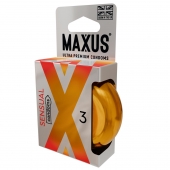 Презервативы анатомической формы Maxus Sensual - 3 шт. - Maxus - купить с доставкой в Новомосковске