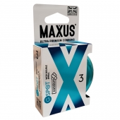 Презервативы Maxus G spot с двойной спиралью - 3 шт. - Maxus - купить с доставкой в Новомосковске