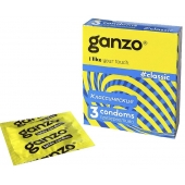 Классические презервативы с обильной смазкой Ganzo Classic - 3 шт. - Ganzo - купить с доставкой в Новомосковске