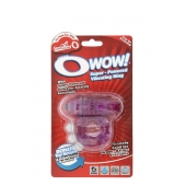 Фиолетовое эрекционное виброкольцо OWOW PURPLE - Screaming O - в Новомосковске купить с доставкой
