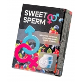 Шипучие таблетки для мужчин Sweet Sperm для изменения вкуса спермы (4 шт. по 0,5 гр.) - Капиталпродукт - купить с доставкой в Новомосковске