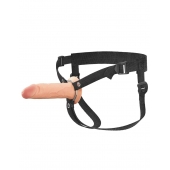 Полый страпон на ремнях 6’’ Hollow Silicone Strap-on - Pipedream - купить с доставкой в Новомосковске