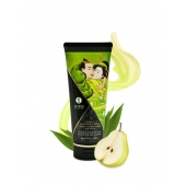 Массажный крем для тела с ароматом груши и зелёного чая Pear   Exotic Green Tea - 200 мл. - Shunga - купить с доставкой в Новомосковске