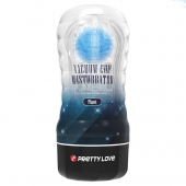 Прозрачный текстурированный мастурбатор Vacuum Cup Masturbator Planet - Baile - в Новомосковске купить с доставкой