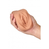 Маструбатор-вагина с вибрацией Soft   Wet Renata Realistic Tan Masturbator - Blush Novelties - в Новомосковске купить с доставкой