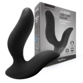 Черный вибромассажер простаты 3,5’’ Curve P-spot Massager - 12 см. - Erokay - в Новомосковске купить с доставкой
