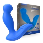 Синий вибромассажер простаты 3,5’’ P-spot Massager - 12,5 см. - Erokay - в Новомосковске купить с доставкой