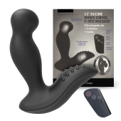 Черный вибромассажер простаты 3,5’’ Remote Control P-spot Massager - 12,5 см. - Erokay - в Новомосковске купить с доставкой