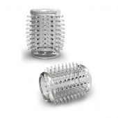 Прозрачная насадка с шипами STAY HARD COCK SLEEVE 01 CLEAR - Blush Novelties - в Новомосковске купить с доставкой