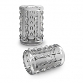 Прозрачная насадка с бороздками STAY HARD COCK SLEEVE 04 CLEAR - Blush Novelties - в Новомосковске купить с доставкой