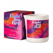 Массажная свеча Light My Fire Coconut с ароматом кокоса - 65 гр. - Love to Love - купить с доставкой в Новомосковске