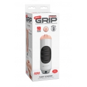 Мастурбатор-вагина Extreme Toyz Mega Grip Vibrating Stroker Mouth - Pipedream - в Новомосковске купить с доставкой