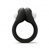 Черное эрекционное кольцо Zippy Vibrating Ring With Bullet - Adrien Lastic - в Новомосковске купить с доставкой