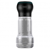 Набор PowerBlow   Feel Pocket Stroker Crystal: мастурбатор и интерактивная насадка - Kiiroo - в Новомосковске купить с доставкой