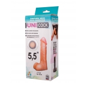 Фаллическая насадка Харнесс UNICOCK 5,5  - 17 см. - LOVETOY (А-Полимер) - купить с доставкой в Новомосковске