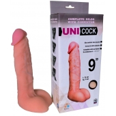 Фаллическая насадка Харнесс UNICOCK 9  - 24 см. - LOVETOY (А-Полимер) - купить с доставкой в Новомосковске