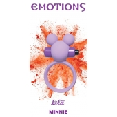 Сиреневое эрекционное виброколечко Emotions Minnie - Lola Games - в Новомосковске купить с доставкой