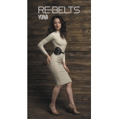 Пояс с клёпками Yona Black - Rebelts - купить с доставкой в Новомосковске
