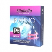 Стимулирующая насадка со спиралью из усиков Platino  Шторм - Sitabella - купить с доставкой в Новомосковске