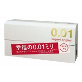 Супер тонкие презервативы Sagami Original 0.01 - 5 шт. - Sagami - купить с доставкой в Новомосковске