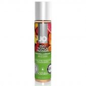Смазка с ароматом тропических фруктов JO Flavored Tropical Passion - 30 мл. - System JO - купить с доставкой в Новомосковске