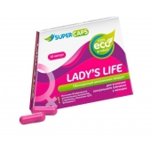 Возбуждающие капсулы Ladys Life - 14 капсул (0,35 гр.) - SuperCaps - купить с доставкой в Новомосковске