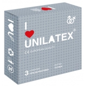 Презервативы с точками Unilatex Dotted - 3 шт. - Unilatex - купить с доставкой в Новомосковске