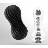 Мастурбатор FLEX Rocky Black с плотным рельефом - Tenga - в Новомосковске купить с доставкой