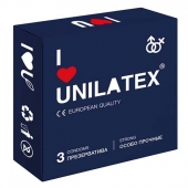 Ультрапрочные презервативы Unilatex Extra Strong - 3 шт. - Unilatex - купить с доставкой в Новомосковске