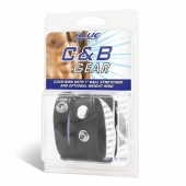Утяжка для мошонки и пениса Cock Ring With 1  Ball Stretcher And Optional Weight Ring - BlueLine - купить с доставкой в Новомосковске