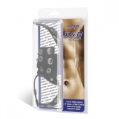 Утяжка на пенис и мошонку Cock Ring With 1.5  Ball Stretcher And Optional Weight Ring - BlueLine - купить с доставкой в Новомосковске