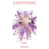 Розовое эрекционное виброколечко Emotions Minnie Light pink - Lola Games - в Новомосковске купить с доставкой