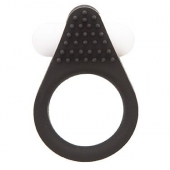 Чёрное эрекционное кольцо LIT-UP SILICONE STIMU RING 1 BLACK - Dream Toys - в Новомосковске купить с доставкой