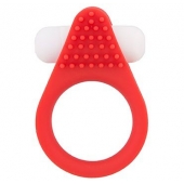 Красное эрекционное кольцо LIT-UP SILICONE STIMU RING 1 RED - Dream Toys - в Новомосковске купить с доставкой