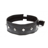 Полиуретановый ошейник с пуклями Collar with Studs - Blush Novelties - купить с доставкой в Новомосковске