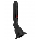 Чёрный вибростимулятор для головки члена с эффектом всасывания Vibrating Roto-Sucker - Pipedream - в Новомосковске купить с доставкой