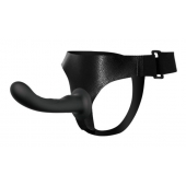 Страпон с изогнутой головкой Ultra Harness Curvy Dildo - 15,8 см. - Baile - купить с доставкой в Новомосковске
