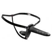 Женский страпон с вагинальной пробкой Double Penetrix Strap-on - 15 см. - Pipedream - купить с доставкой в Новомосковске