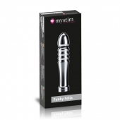 Ребристый фаллоимитатор для электростимуляции Funky Fella Rill Dildo - 13 см. - MyStim - купить с доставкой в Новомосковске