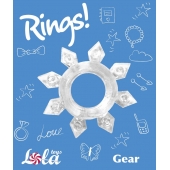 Прозрачное эрекционное кольцо Rings Gear - Lola Games - в Новомосковске купить с доставкой