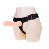 Телесный фаллоимитатор на трусиках Jessica Strap-On - 15,5 см. - Baile - купить с доставкой в Новомосковске