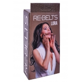 Кляп-трензель Lora с металлическими кольцами - Rebelts - купить с доставкой в Новомосковске