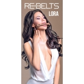 Кляп-трензель Lora с металлическими кольцами - Rebelts - купить с доставкой в Новомосковске