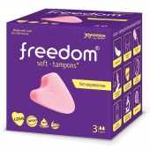 Женские гигиенические тампоны без веревочки FREEDOM mini - 3 шт. - Freedom - купить с доставкой в Новомосковске