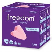 Женские гигиенические тампоны без веревочки FREEDOM normal - 3 шт. - Freedom - купить с доставкой в Новомосковске