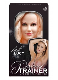 Надувная кукла с вибрацией и 2 любовными отверстиями Hot Lucy Lifesize Love Doll - NMC - в Новомосковске купить с доставкой