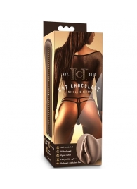 Коричневый мастубратор-вагина Nicole s Kitty - Blush Novelties - в Новомосковске купить с доставкой