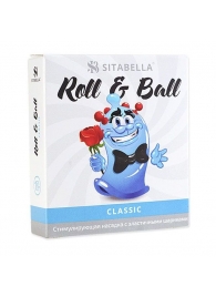 стимулирующий презерватив-насадка Roll   Ball Classic - Sitabella - купить с доставкой в Новомосковске